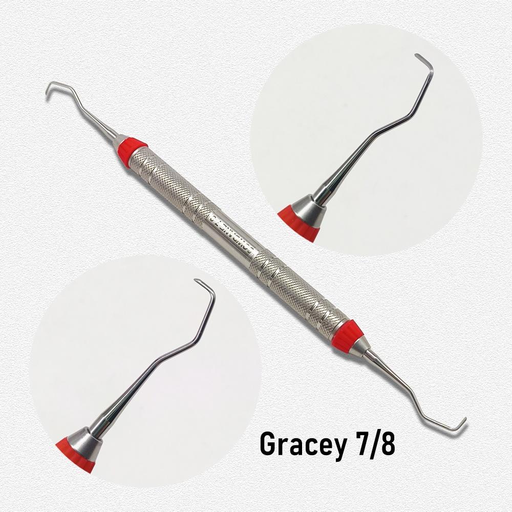 1 шт. Высококачественные стоматологические кюретки Грейси Пародонтальный скейлер Нержавеющая сталь Пародонтальные костные кюретки Перио