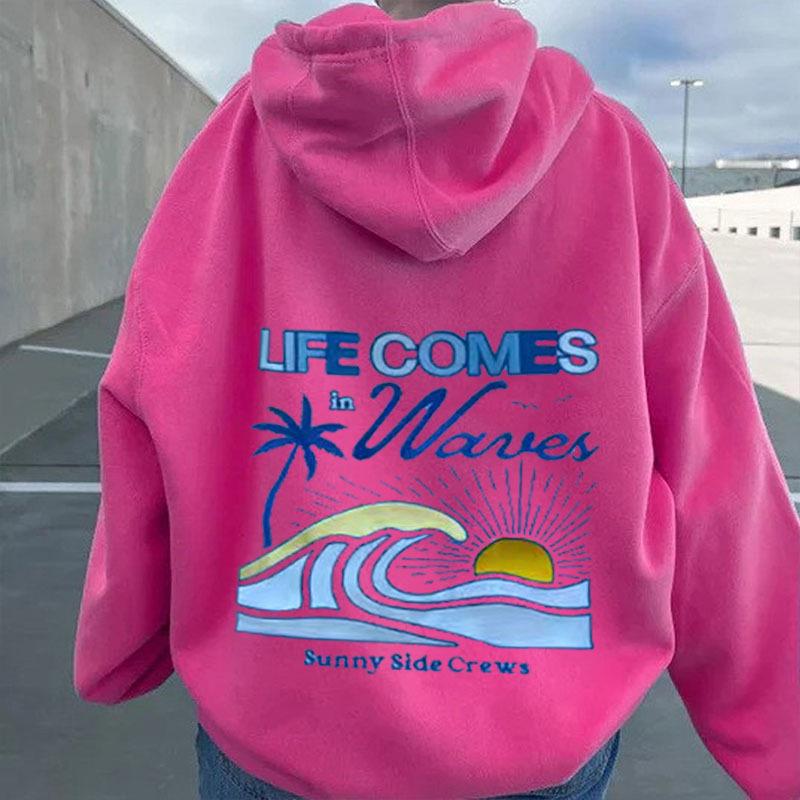 Autumn and Winter Hot Selling Men's and Women's Shoulder Style Pullover Long Sleeved Hoodie, Fashionable and Casual, High-quality Printed Hoodie