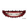 Fake Halloween Tattoo Sticker Scary Bloodiness Temporary Scar Stickers  Haunted House