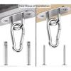 Dww Ceiling Hook, 450KG Capacity Heavy Duty Ceiling Wall Mount Hook 304 Stainless Steel, Hanging Kit for Hammock, Hanging Chair, Boxing Bag, Yoga