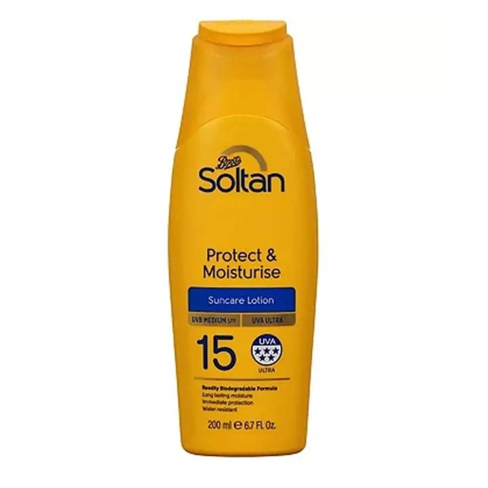 Лосьон Soltan 200 мл 1 упаковка Защита и Увлажнение Soltan Лосьон Защита и Увлажнение SPF15 200 мл