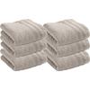 Set of 6 "Spa" Terry Towels 50 X 100 Cm / 400 Gr/m² - "Spa" Sand