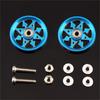Homemade Tamiya 4WD modified accessories 19mm new aluminum alloy fancy hollow guide wheel bearing guide wheel