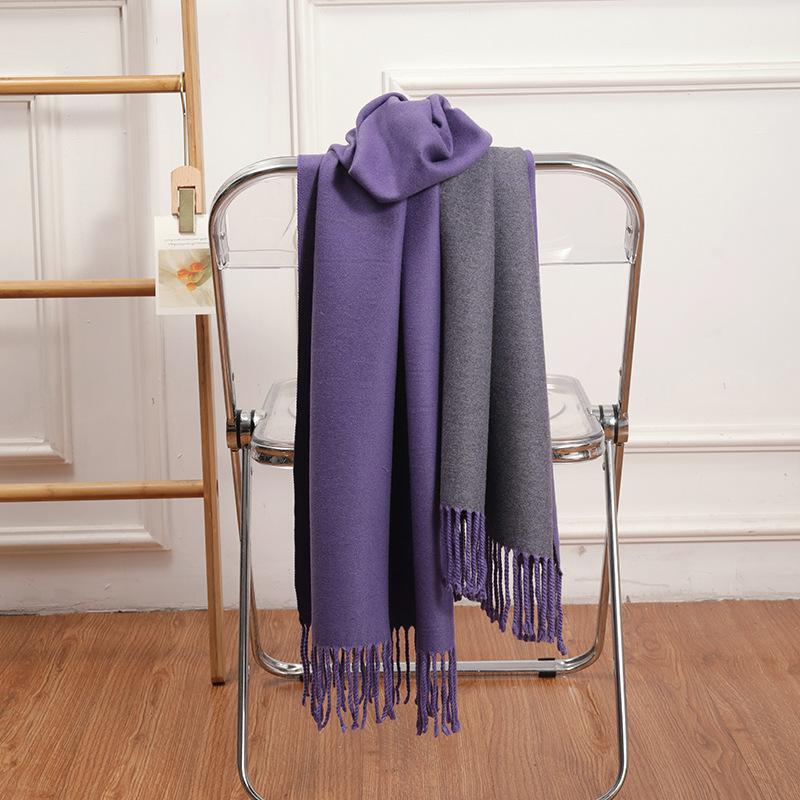 Womens Thick Cashmere Scarf Large Pashmina Shawls and Wraps Light Blanket Scarf for Evening Dress Warm Daily Travel Office