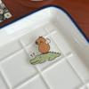 Kapibara Acrylic Capybara Pin Cute Animal Badge Jewelry Capibara Pin  Girl