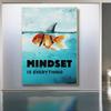 Nordic Style Shark Fish Motivation Canvas Posters Print On The Wall Mindset Is Everything Wall Art Pictures for Home Decoration