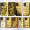 RUICHI Switzerland Fine Gold Phone Case для Samsung Galaxy A02 A12 A21 A22 A32 A41 A42 A51 A71 A72 Shell