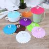 1 Pcs Silicone Anti-Dust Glass Diamond Cup Lid Cover Coffee Mug Suction Lid