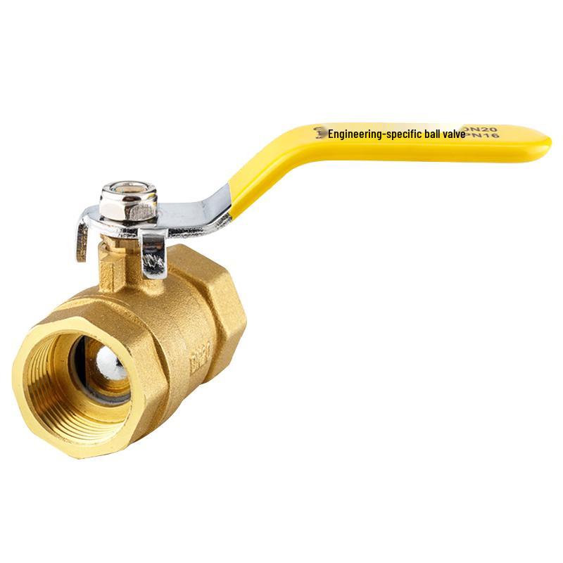 Haisidick Brass Manual Two-Piece Ball Valve