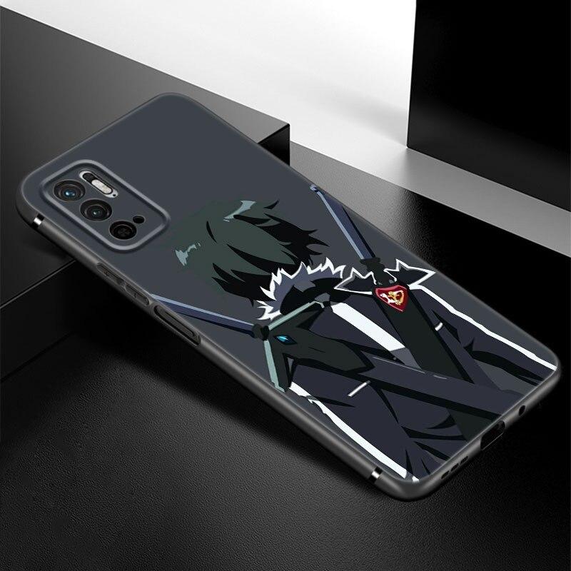 Чехол для телефона с изображением Кирито и Асуна для Xiaomi Redmi Note 7 8 8T 9 9S 10 10S 10T 11 11S 4G 11E 11T Pro 5G, мягкий черный чехол из ТПУ