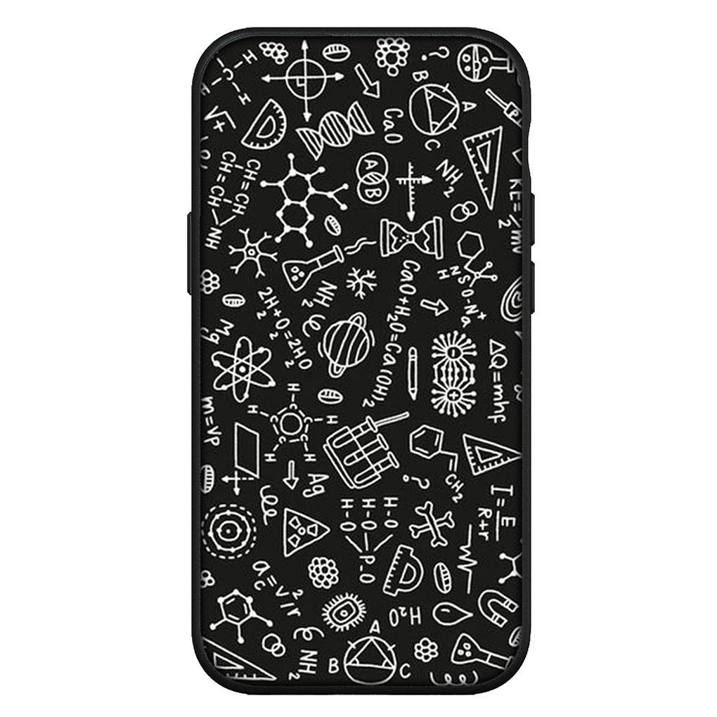 Для iPhone 16 15 Xiaomi Redmi Note 14 13 12 11 Pro Max X 8 16e Samsung Galaxy S25 S24 S23 Moto OPPO Huawei Chemical Maths Equation Formula Phone Case