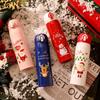 2022 Christmas Thermos Cup Men and Women Bouncing Stainless Steel Water Cup Cartoon Gift Cup