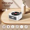 «Беспроводная Bluetooth-колонка в стиле ретро с виниловыми пластинками и мощными басами»