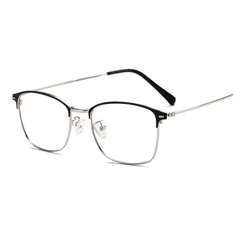 Sun Photochromic Lens Square Nearsighted Glasses Anti Blue Light Computer Prescription Eyeglasses Diopter 0 to 4 0