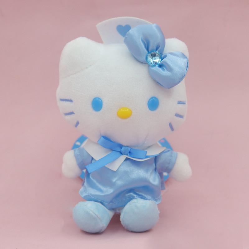 Брелок Sanrio Hello Kitty в форме сердца с плюшевой фигуркой ангела-медсестры Для детей и коллекционеров