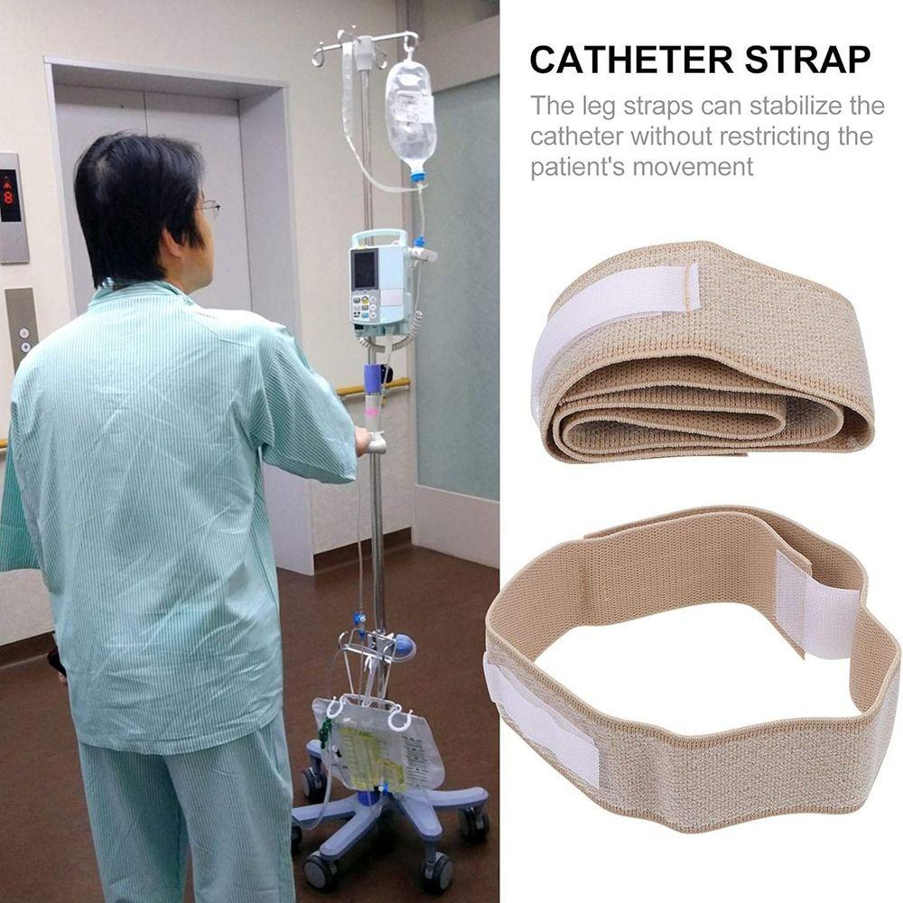 Anti Irritation Catheter Tube Holder Anti Slip Urine Drainage Bag Strap Catheter Leg Strap