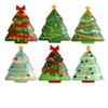 10pcs Cute Christmas Tree Paper Plates Disposable Holiday Dinnerware For Party And Cake Snacks For Celebrations And Family Gatherings