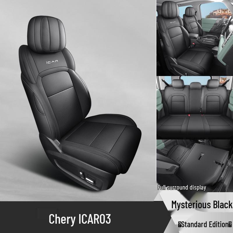 Новая универсальная 5-местная полностью кожаная подушка на автомобильное сиденье для Car03 - Все сезоны