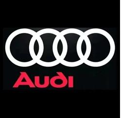 Для Audi rS72/4P Светодиодная подсветка приветствия двери автомобиля для AUDI A5 A6 C5 C6 A3 A4 B5 B6 B7 B8 A7 A8 Q7 Q5 Q3 RS TT Sline Quattro Проекционный логотип Лампа