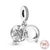 925 Серебряные серьги Pendientes De Aro Moments Para Charm Двойные серьги-кольца Женские серьги подходят Оригинальные серьги ювелирные изделия