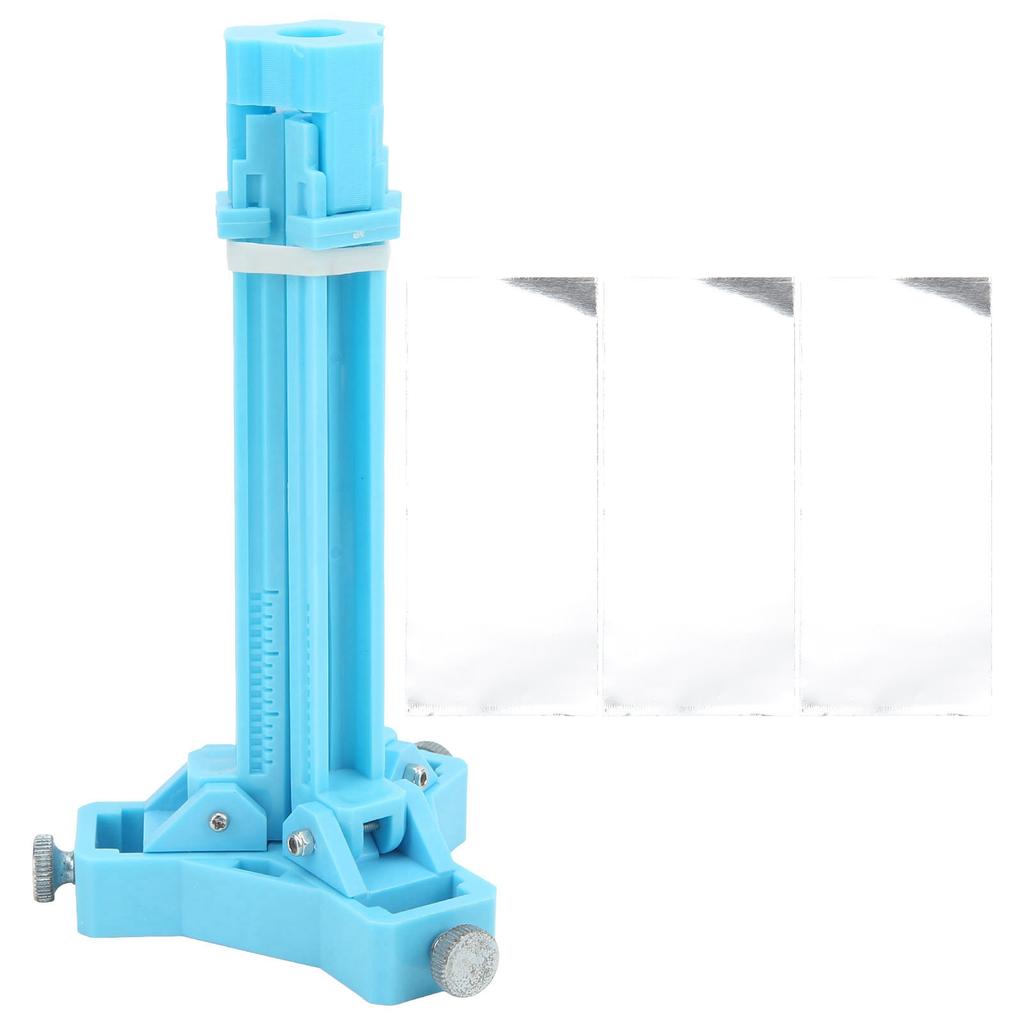 3D Arrow Fletching Jig Adjustable Clear Scale Portable Arrow Fletching Bonding Tool for 3.6‑10mm Arrow Shafts