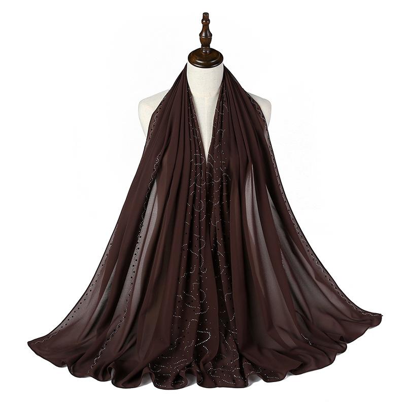 Новый Летний Роскошный Элегантный Женский Шелковый Шарф Пляжный Накидка Шаль Шифоновая Блестящая Бандана Защита от Солнца Хиджаб Женский Шарф Парео Платок