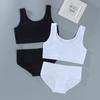Girls Training Bras Panties Kids Cotton Underwear Sets Teens Students Bra Vest and Panties Wireless Girls Sports Bra 8-16Y