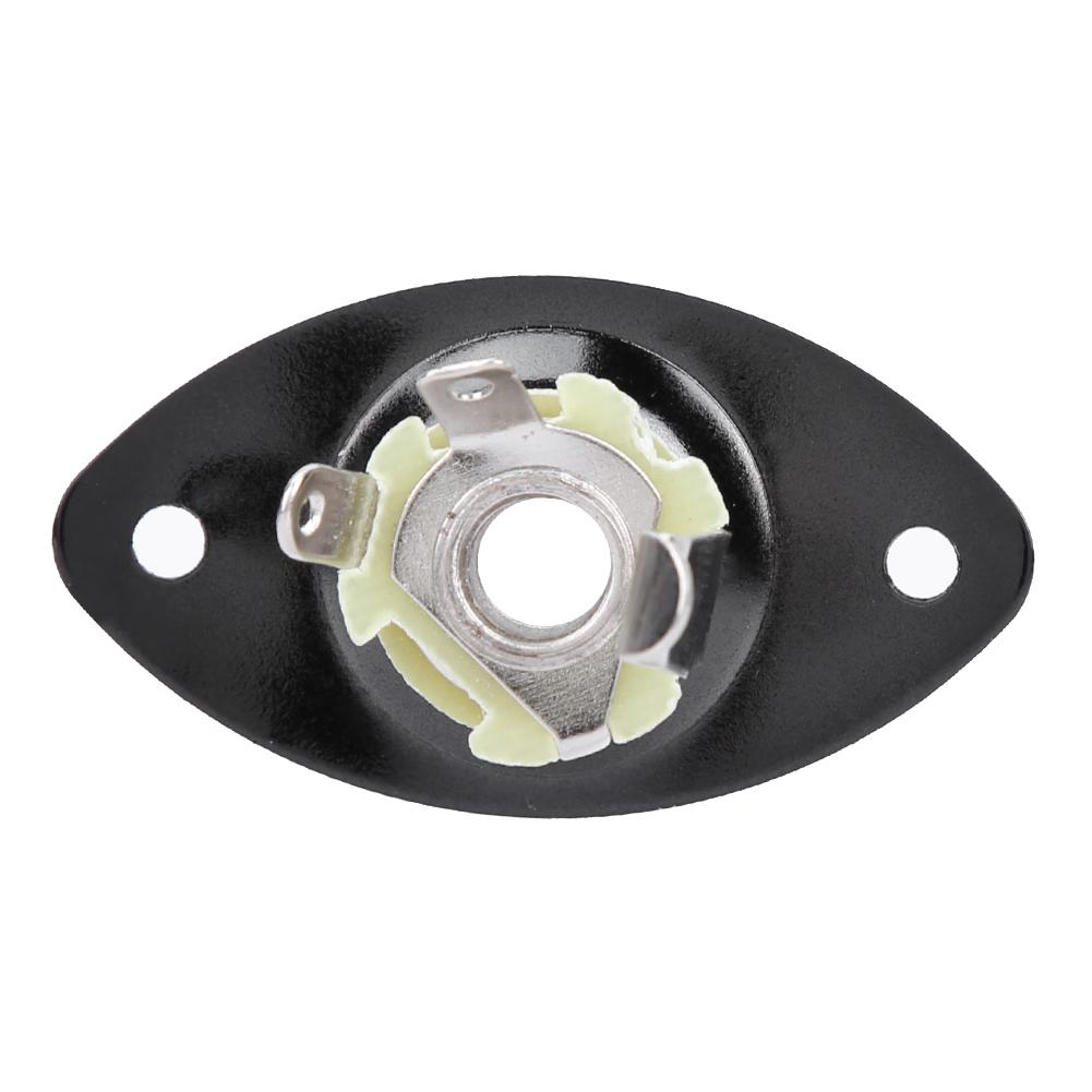 1/4 гитарный выход вход джек разъем 6.35 мм для электрогитар бас-гитар музыкальный черный