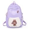 Labu Cartoon Printed Children's Backpack Large Capacity Backpack Casual Versatile High Beauty Elementary School Student Backpack
