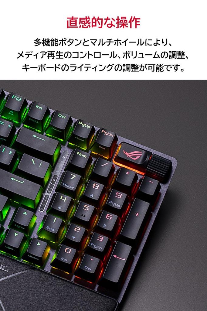 Asus Игровая клавиатура ROG Strix Scope II 96 Wireless для совместимой механической клавиатуры ROG NX Snow со смазкой, силиконовый угол, с тремя режимами