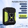 Power Bank Waist Clip on Fan 5000mAh Mini Electric Fans Durable Waist Mounted Fan  Sports