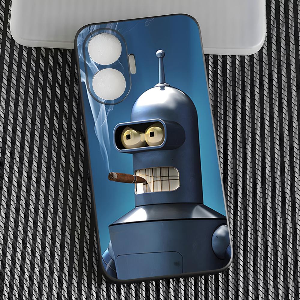 Мультяшный F-Futurama Робот БендерS Чехол для телефона для Poco M7 Pro M5 M6 M4 F7 F5 F6 X7 Pro X7 X6 X5 X4 M7 X4 GT Задняя крышка