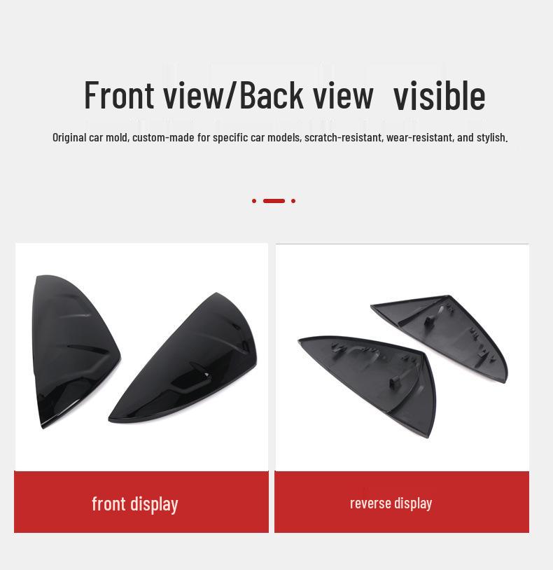Glossy Black Rearview Mirror Cover for Lexus IS (2021-2023) Car Accessories