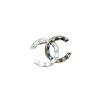 Chanel [24P Новинка] Брошь с логотипом Double C Женская Золотая, Белая и Черная