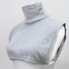 Women Square Fake Collar Stripe Bottoming Neck Scarf Turtleneck Soft Removable Detachable High Collars Women Apparel Accessories