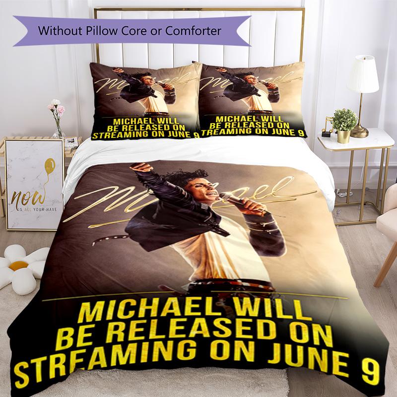 Michael Jackson Bedding Set Breathable Duvet Cover With Pillowcases Home Decoration Birthday Gift