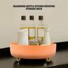 8.7in×8.7in×2.95in Spice Rack Organizer Small Size 360 Degree Turntable  For Table Decor
