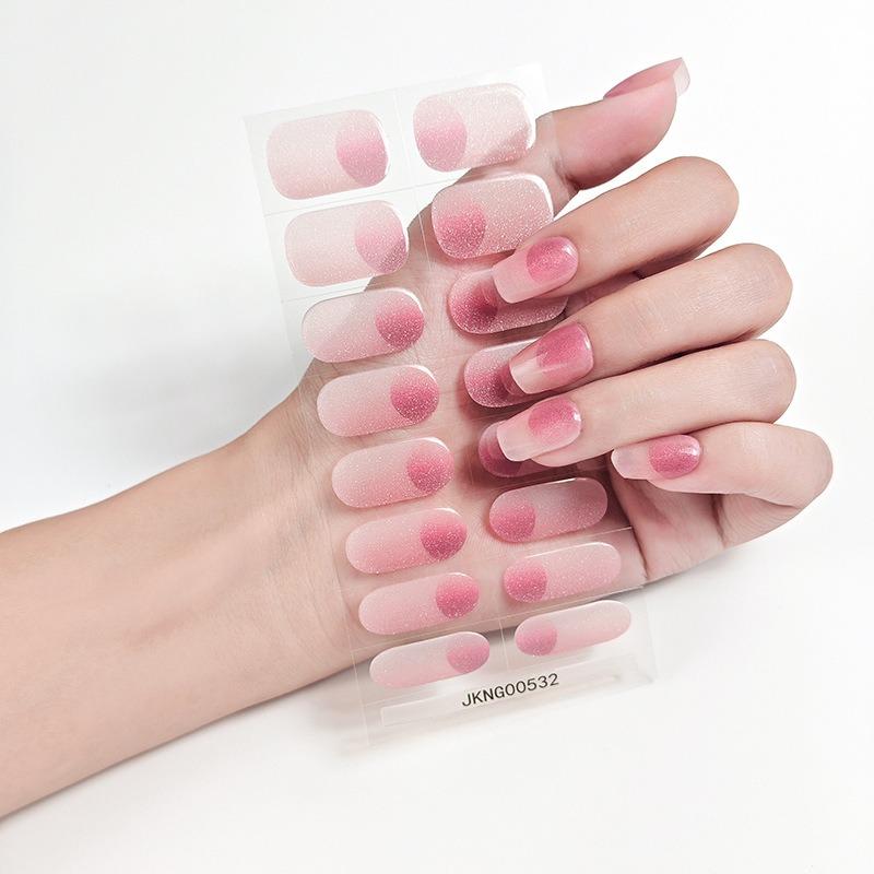 New Solid-color Nail Gel Stickers, Nail Stickers, Nail Stickers, Light Therapy Lamps, Gel Nail Stickers
