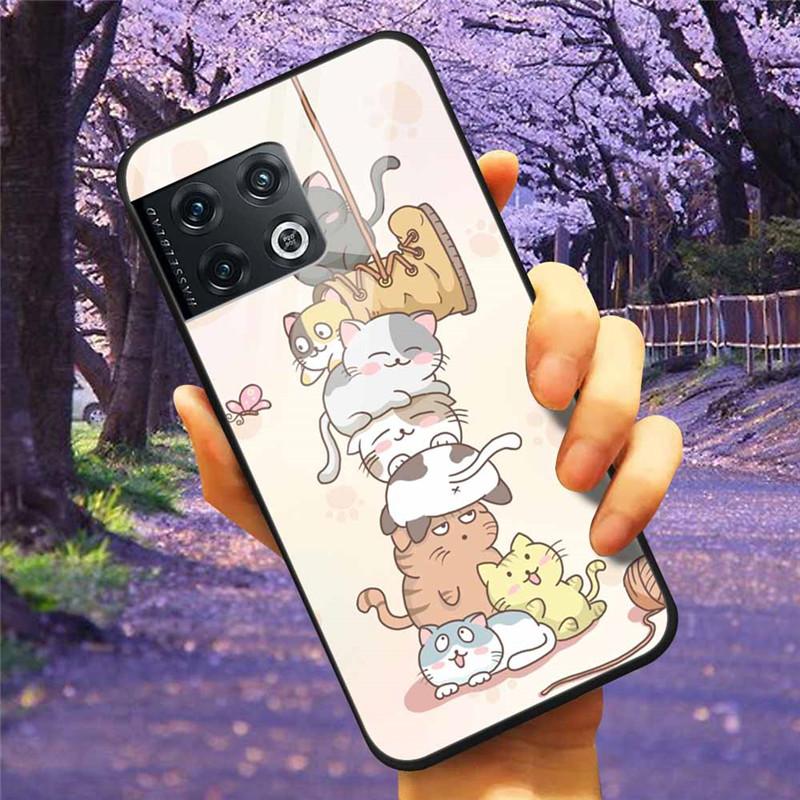 For OnePlus 10 Pro 5G Case 6.7'' Tempered Glass Starry Marble Hard Back Cover for One Plus 10Pro Funda Capa Oneplus10pro Coque