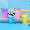 3D Ice Cream Milk Tea Cup Keychain Doll Pendant, Perfect for Schoolbags or Backpacks. Ideal Children's Day Gift for Kindergarten Kids.