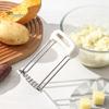 Машинка для картофеля, эргономичная ручка, удобная ручка, универсальный кухонный инструмент с ровными сетчатыми отверстиями из нержавеющей стали