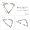 Shinjuku Gin no Kura Triangle Ear Cuff (Single Ear) - 925 Sterling Silver - Simple, Understated, Slim Fit - Perfect for Non-Pierced Earrings