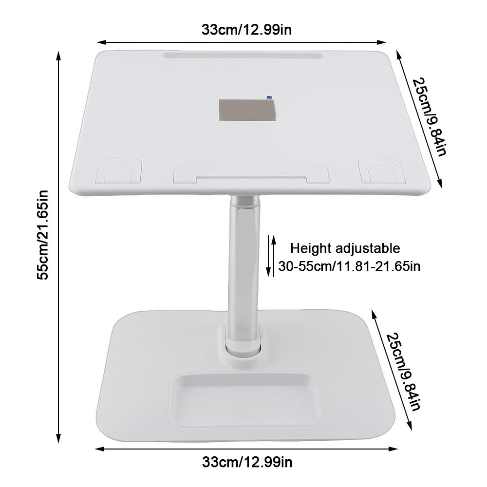 Tablet Slots Car Desk For Laptop Portable Adjustable Height Sofa Table Car Camping