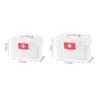 Plastic Jewelry Organizer Multi Layer Medicine Box Usefull Pills Storage Box  Small Items