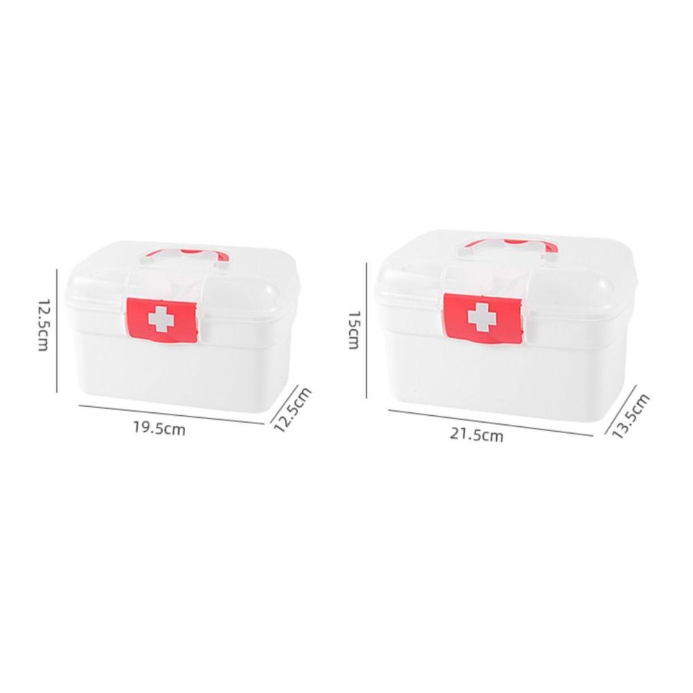 Plastic Jewelry Organizer Multi Layer Medicine Box Usefull Pills Storage Box Small Items