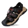 Men's Genuine Leather Sandals Brand Beach Sandal Summer Male Outdoor Casual Lightweight Sandal Fashion Sneakers Large Size 38-46