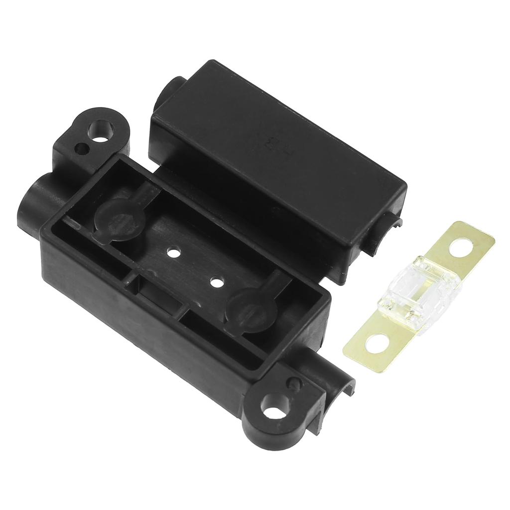uxcell 80A Fuse Kit 4 ANS Holder 7x80 AMP Fuse 8 Heat Shrink 8 Cable Lugs for Car Dual