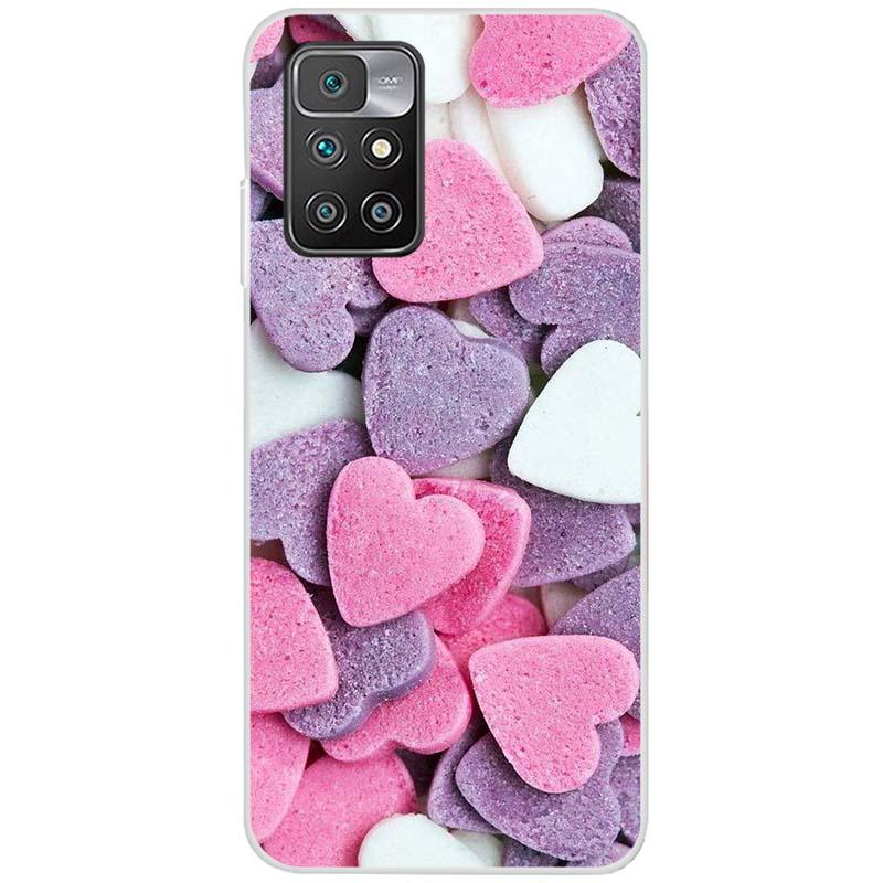 Чехлы для Redmi 10, силиконовая задняя крышка, чехол для телефона для xiaomi Redmi 10, 2022, мягкая сумка, 6,5 дюйма, глобальный чехол, бампер из ТПУ, новинка