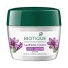 Biotique Saffron Youth Anti-Aging Cream 175g – 100% Botanical Extracts, Reduces Wrinkles & Dark Lines, Revitalizes Skin