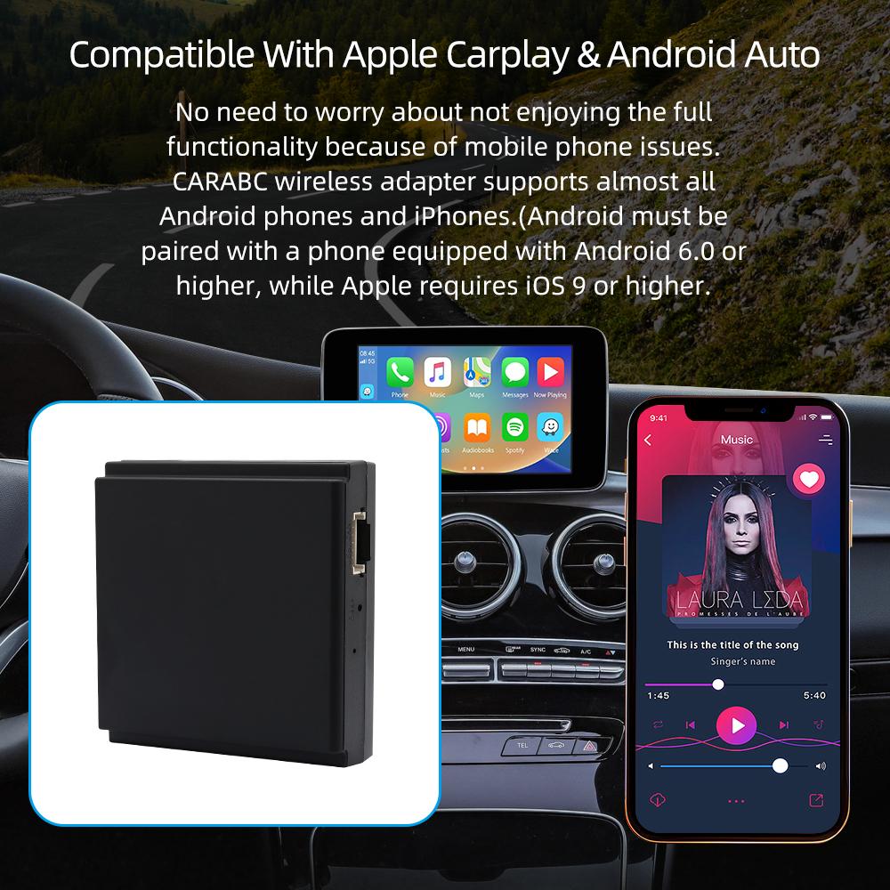 Для беспроводного Apple CarPlay и Android Auto Для Mercedes Benz с системой NTG4.5